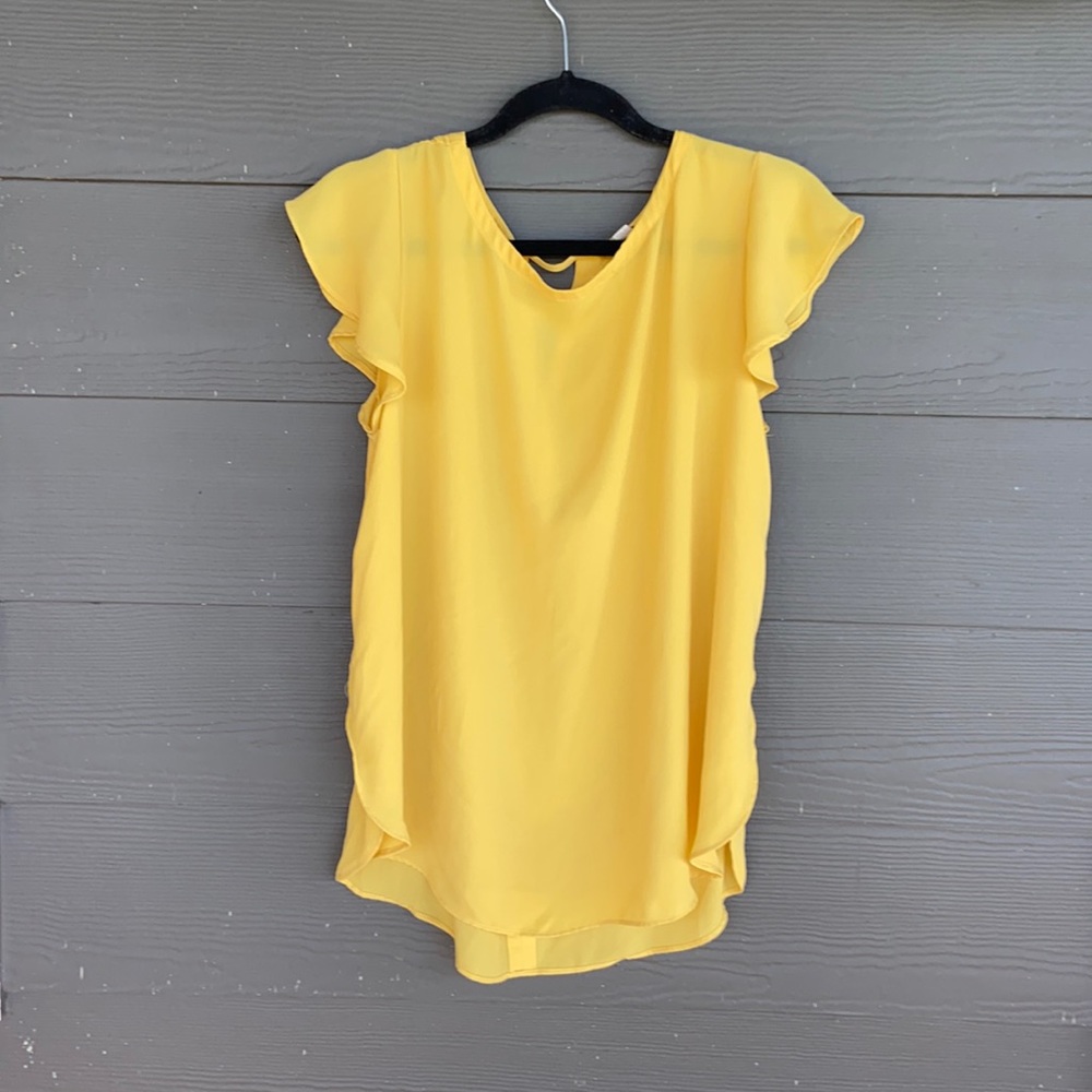 Loft flutter sleeve Blouse size M.